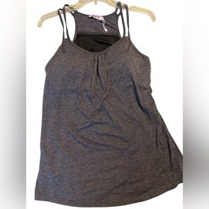 Women's Gray Sleeveless Top